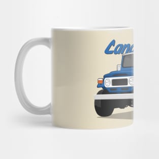 Land cruiser fj40 hardtop off road blue Mug